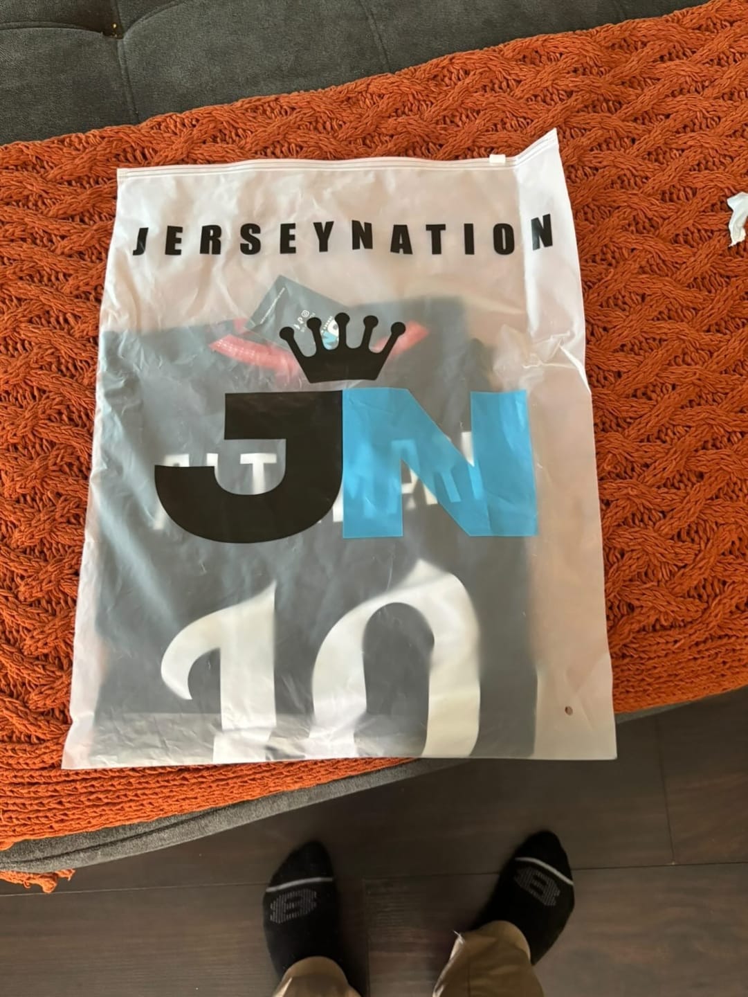 Customer photo review of Jordan Heritage Custom Football Jersey