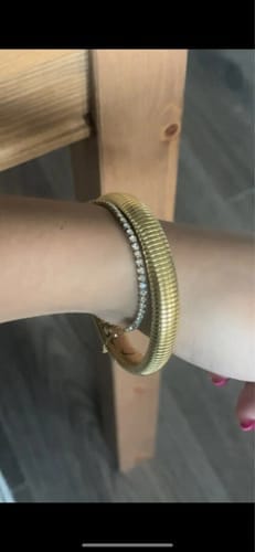 Customer photo review of Monaco Tennis Bracelet