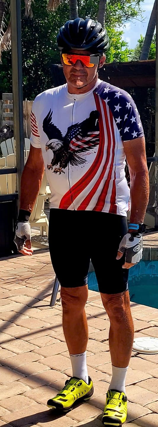 Customer photo review of Men’s Personalized American Pride 250th Anniversary Cycling Jersey & Kit