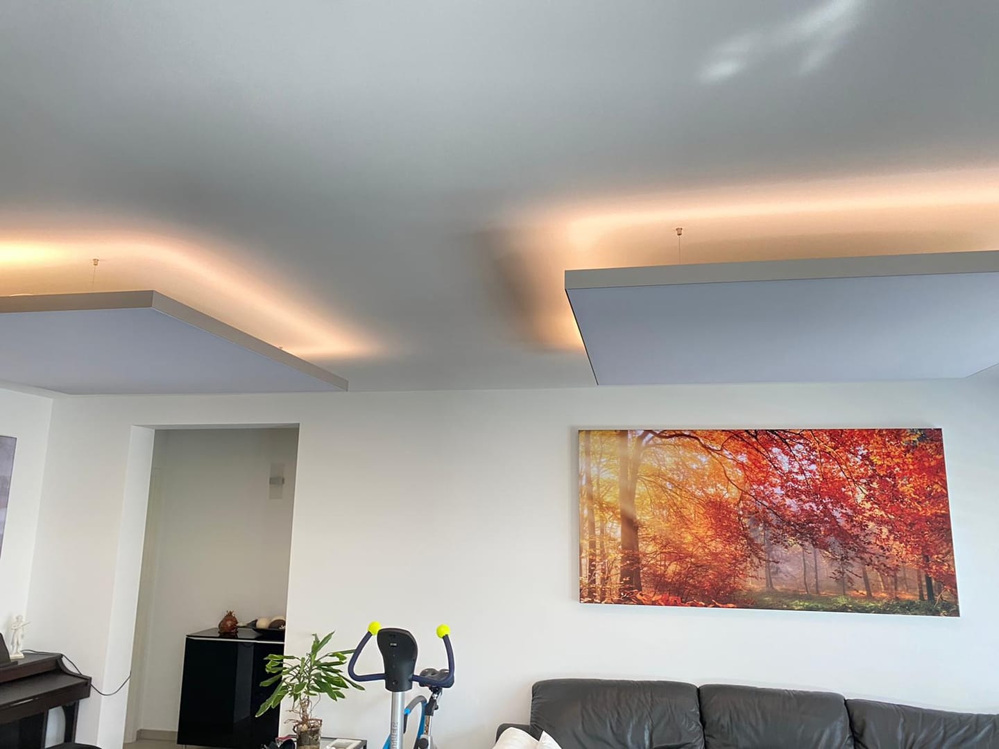 Customer photo review of Akustikbild mit Ihrem eigenen Motiv, Rahmen silber matt eloxiert