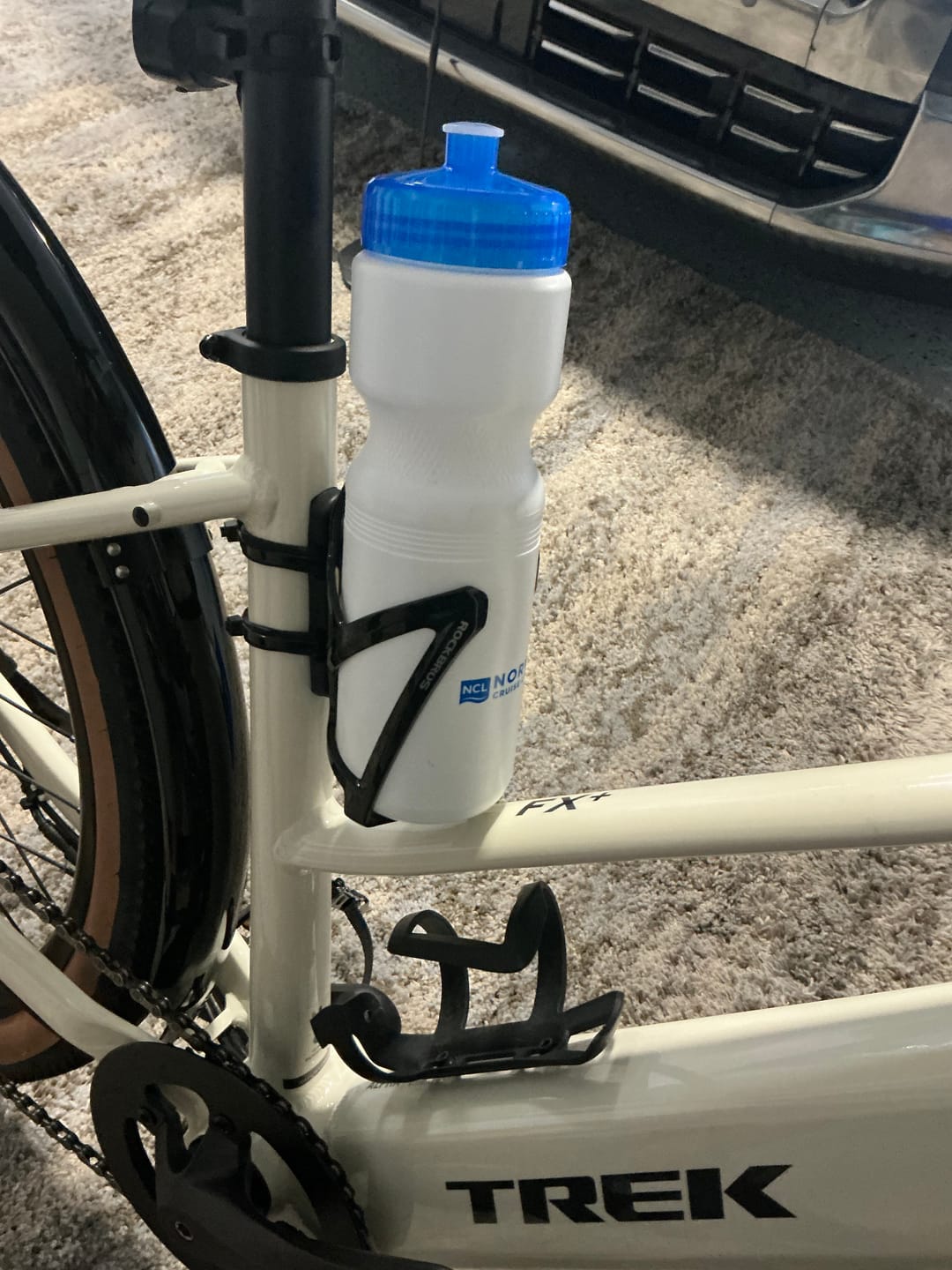 Customer photo review of Bike Bottle Cage Mount Adapter