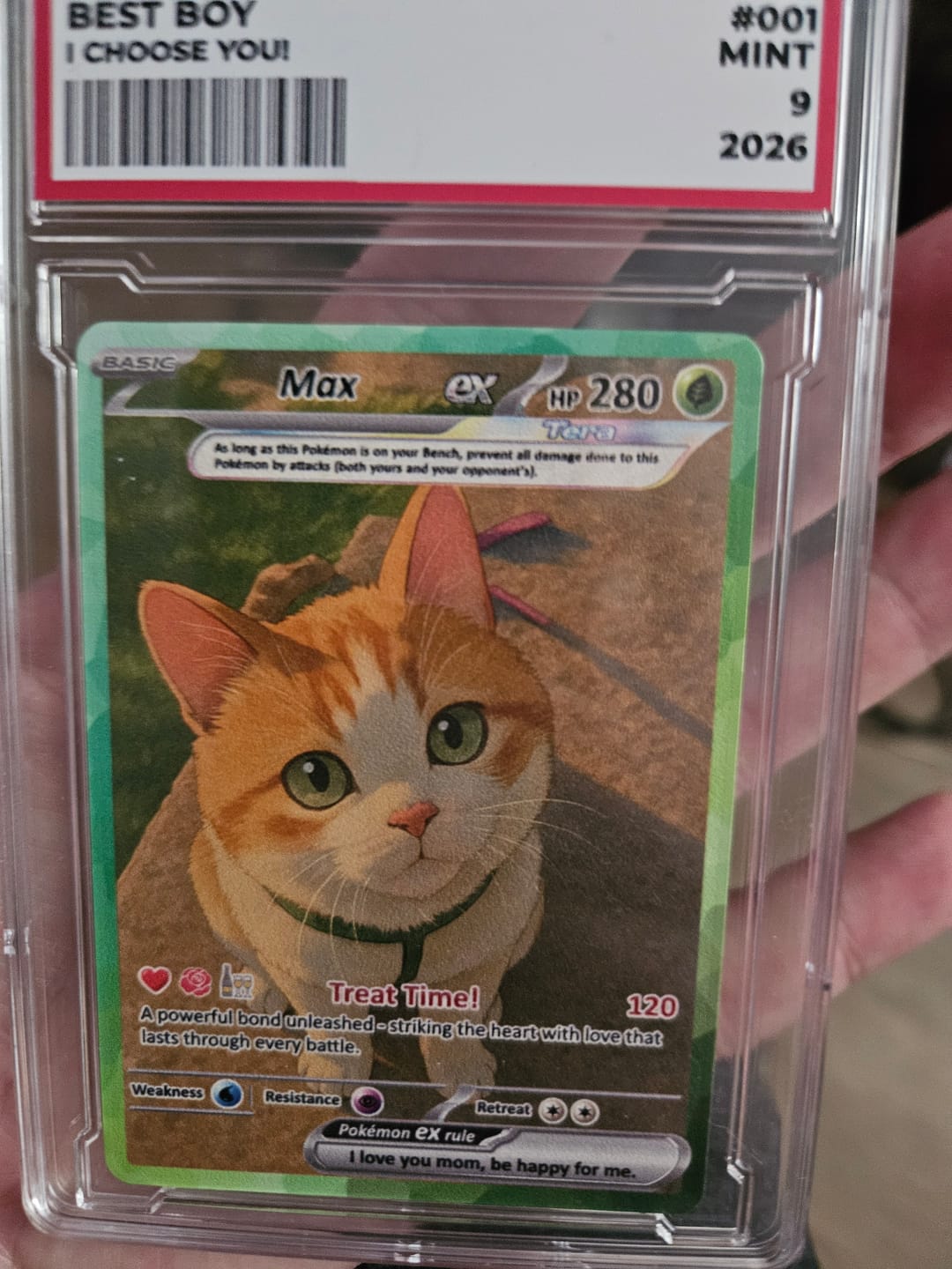 Customer photo review of Custom Pokémon Cards with Anime Picture, Personalized Poke Cards Animated Style Gifts for Him and Her - CPC-04.B