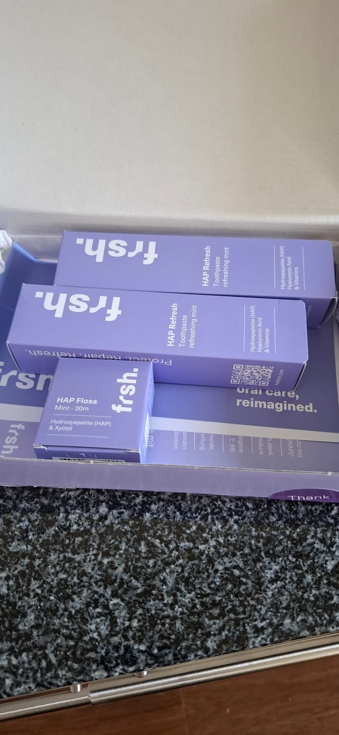 Customer photo review of HAP Refresh Toothpaste