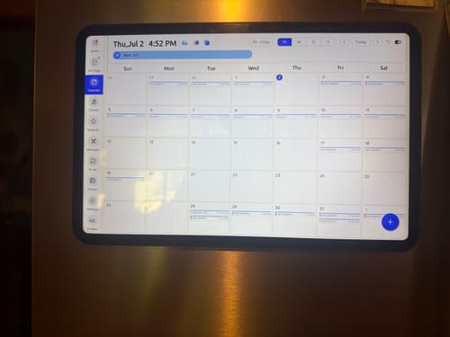 Customer photo review of Everblog 13.4" FridgeCal™ Calendar