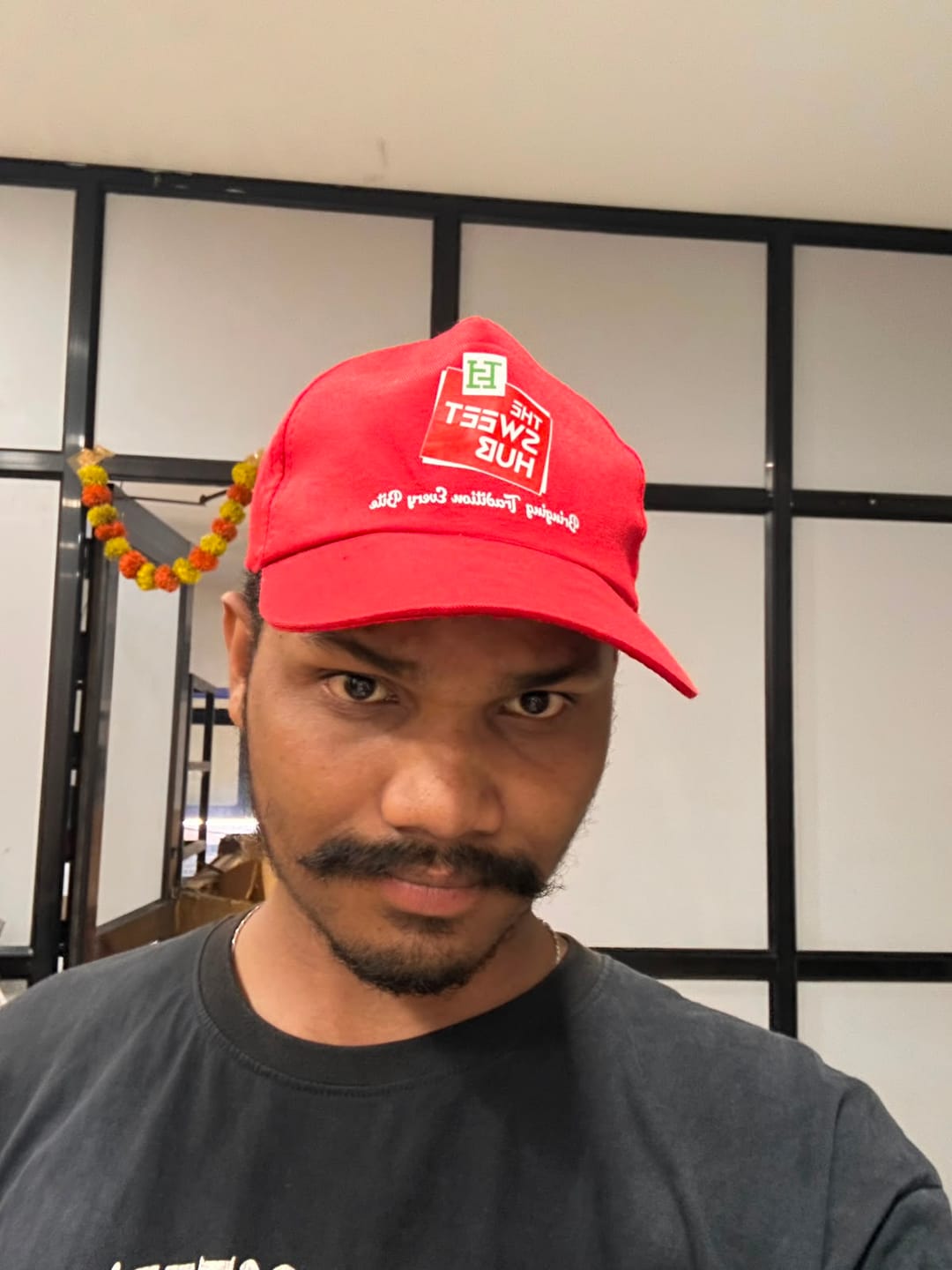 Customer photo review of Customized Caps | Customized With Your Company Logo | PrintMine.in