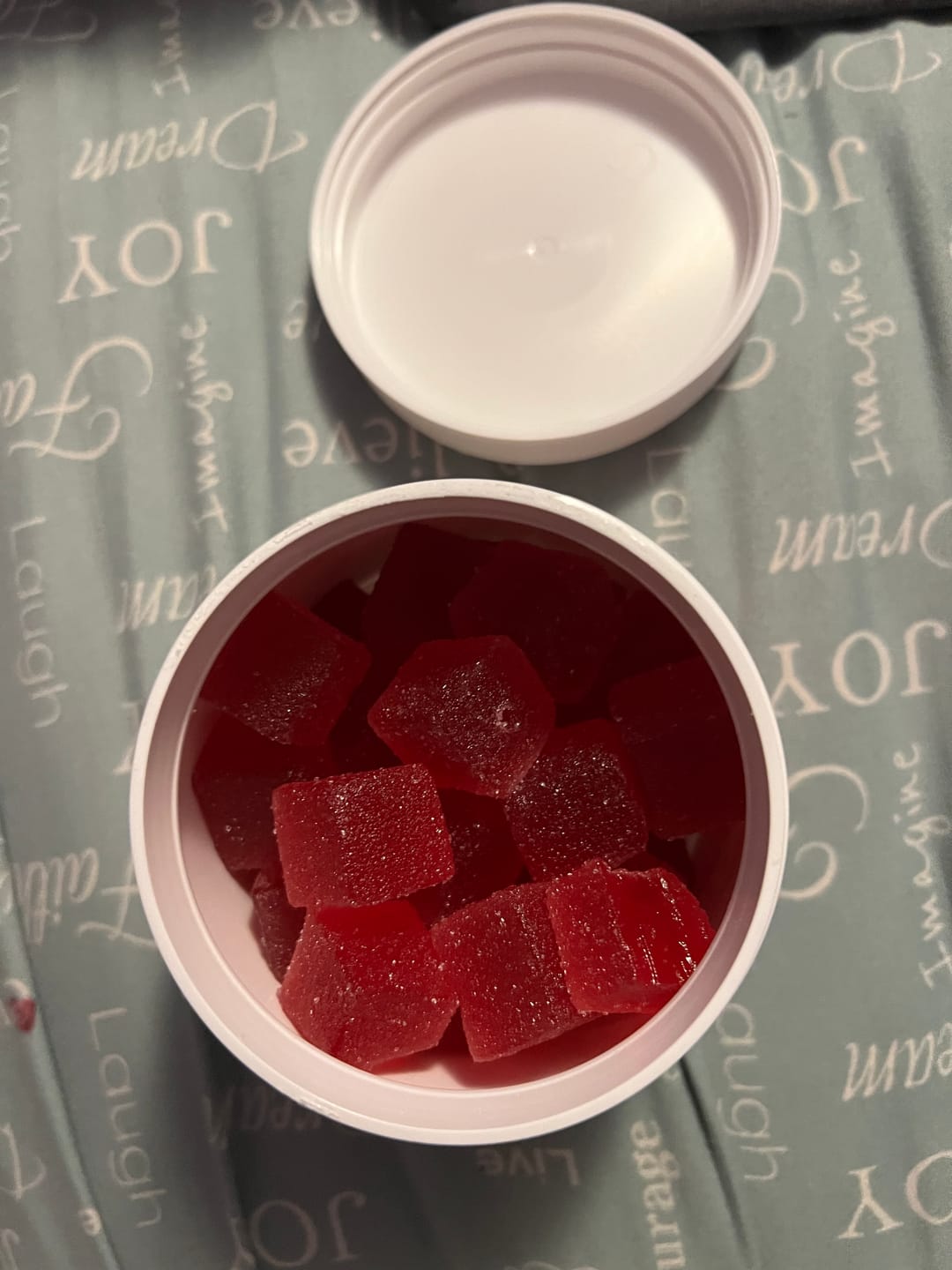 Customer photo review of 900MG Yummy Gummy D9