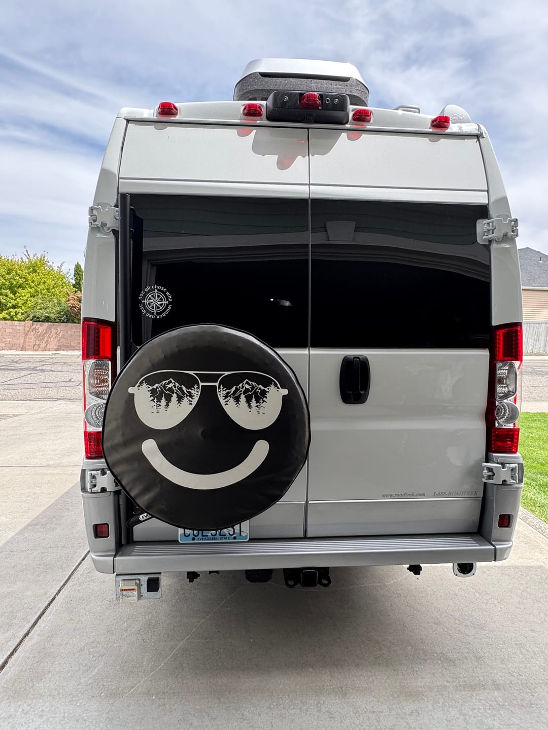 Customer photo review of Sunglasses in the Mountains Smiley Face