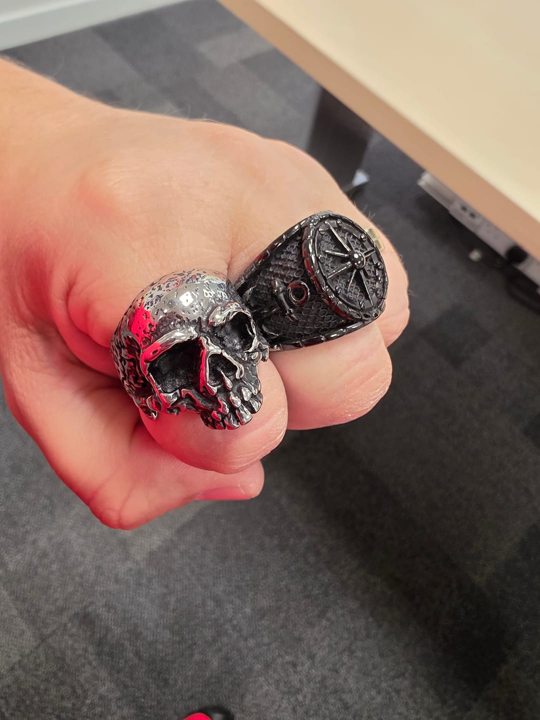 Customer photo review of ANCIENT SKULL.