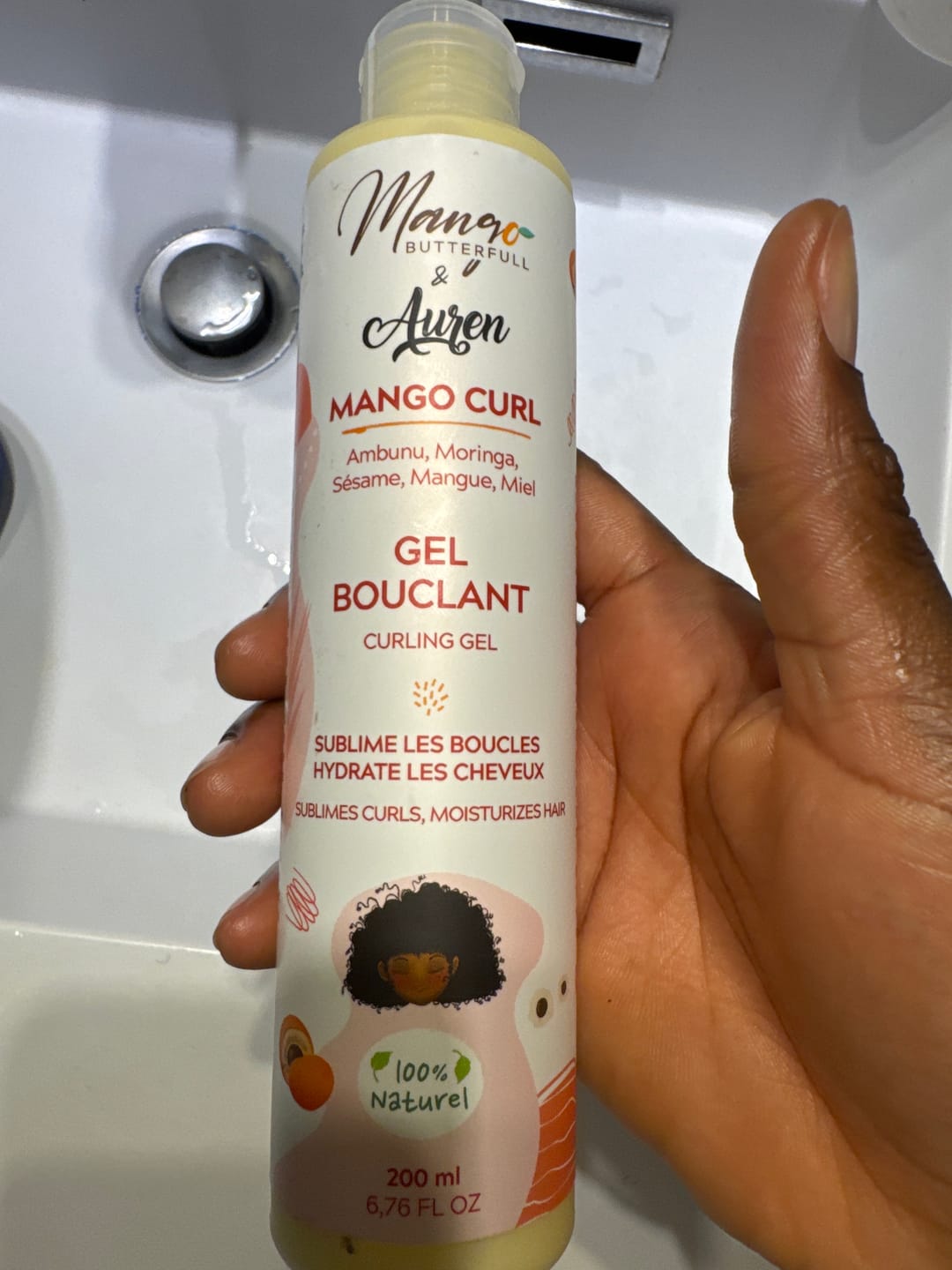 Customer photo review of Gel Bouclant - AUREN x MANGOBUTTERFULL