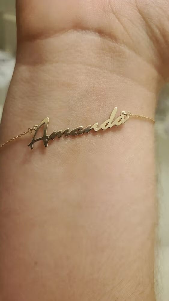 Customer photo review of Personalized Name Necklace for Women | Custom Gift for Her
