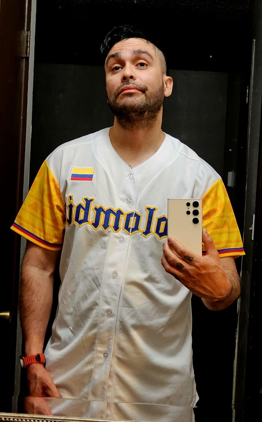Customer photo review of Colombia Heritage Custom Baseball Jersey