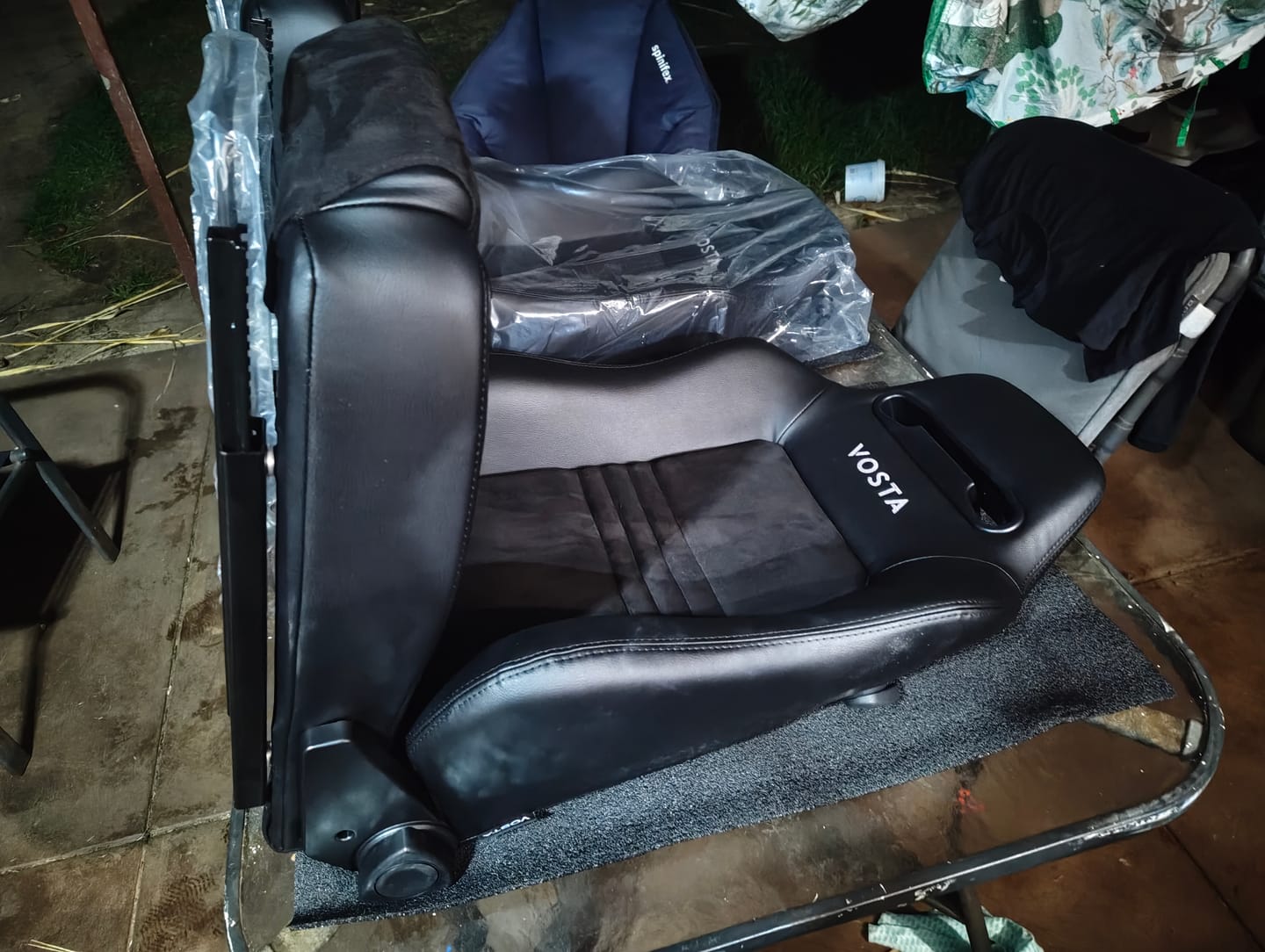 Customer photo review of VOSTA Terrain Seat Black Leather Alcantara - ADR APPROVED