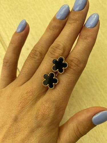 Customer photo review of Colour Clover Diamond Pendant Necklace