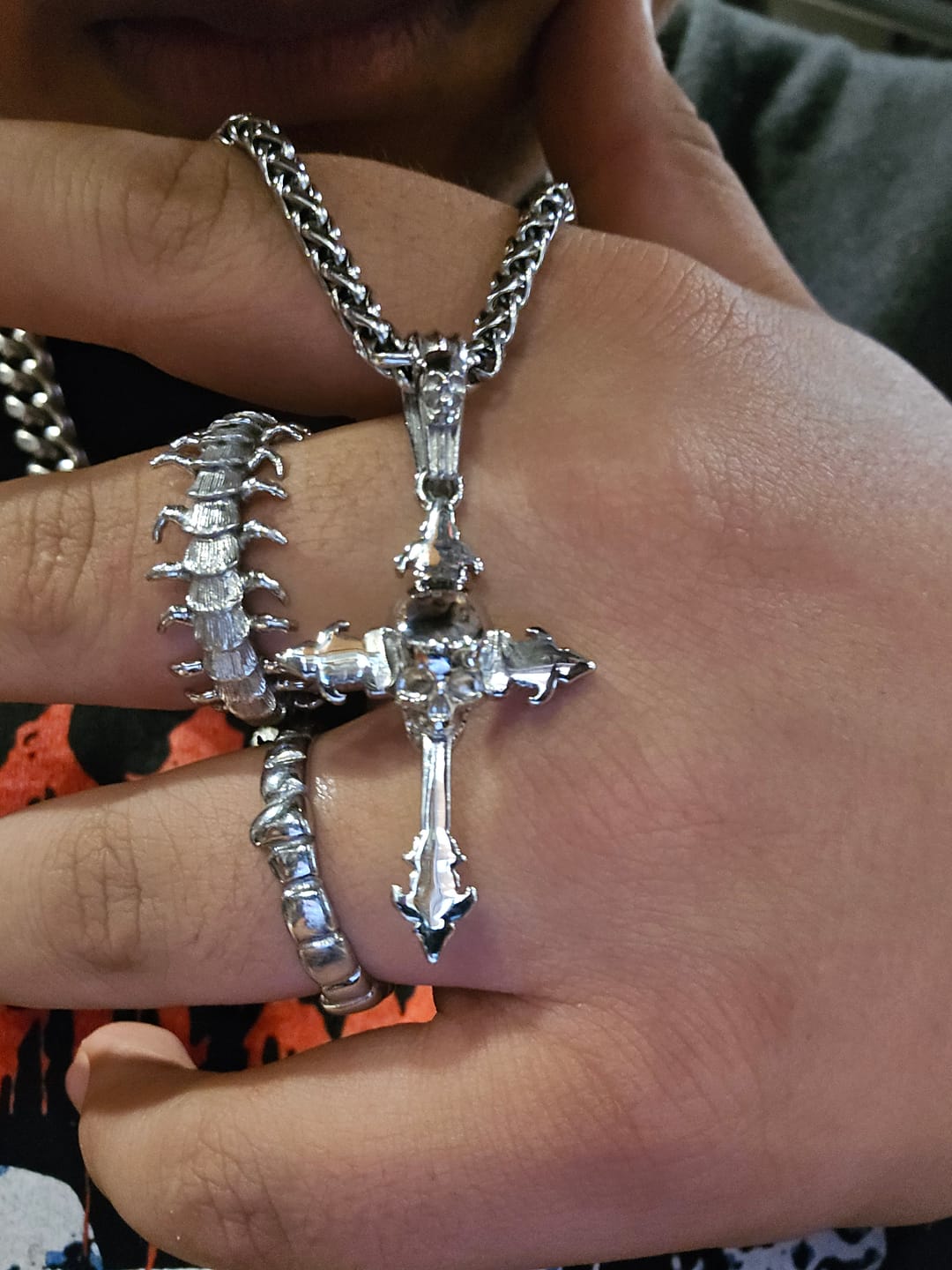 Customer photo review of DOWN YOUR THROAT PENDANT