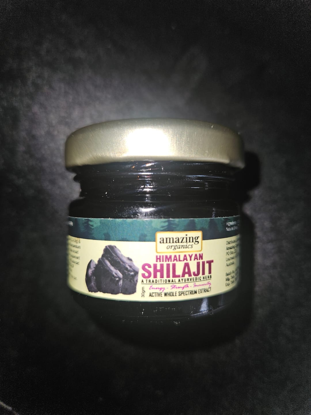 Customer photo review of Himalayan Shilajit Resin 3 Month Supply