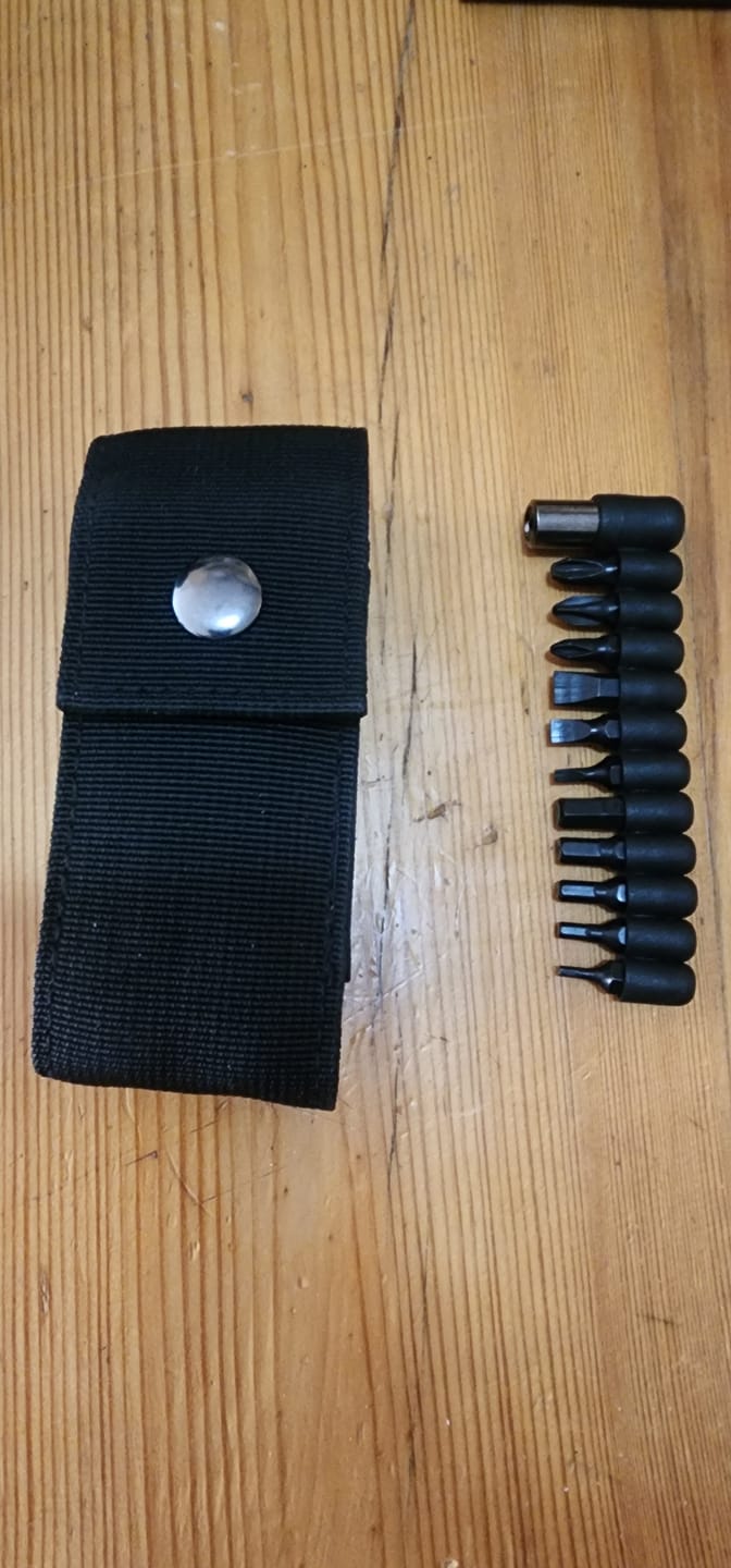 Customer photo review of Bit holder and bit set for TerraTAC™ X14