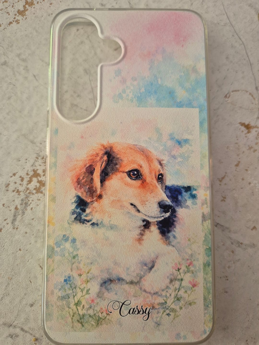Customer photo review of Personalisierte Handyhülle - Aquarell