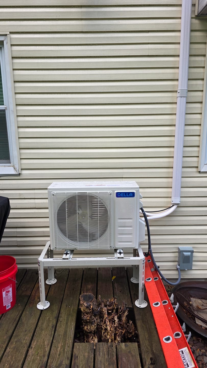 Customer photo review of DELLA Optima Series 9000 BTU 23 SEER2 Ultra Heat Mini Split AC - Up to 400 Sq.Ft.