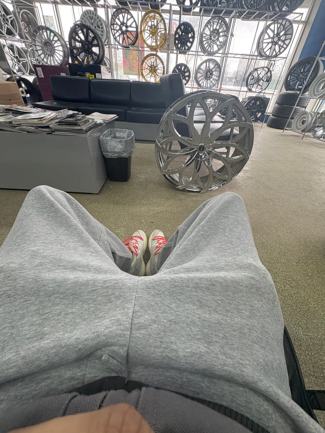 Customer photo review of Aelfric Eden Baggy Sweatpants
