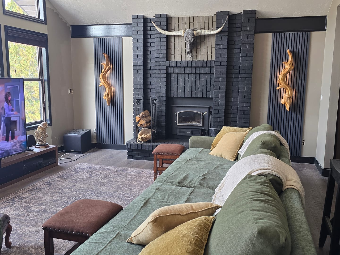 Customer photo review of Rustic Organic Wall Lamp Sculpture For Living Room