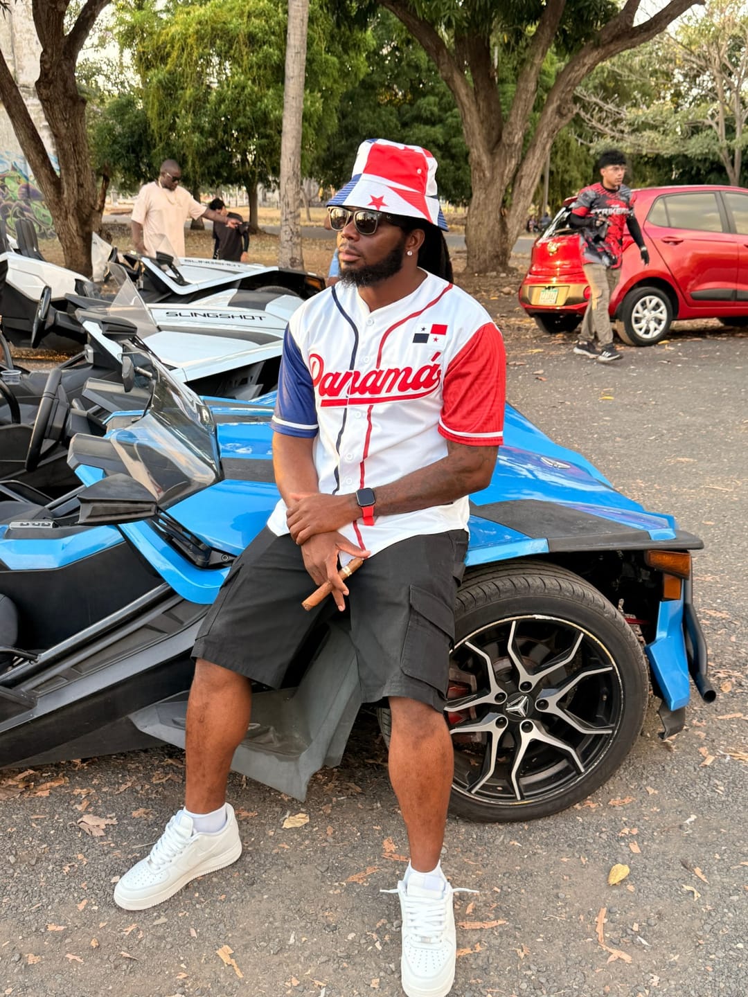 Customer photo review of Panama Heritage Custom Baseball Jersey
