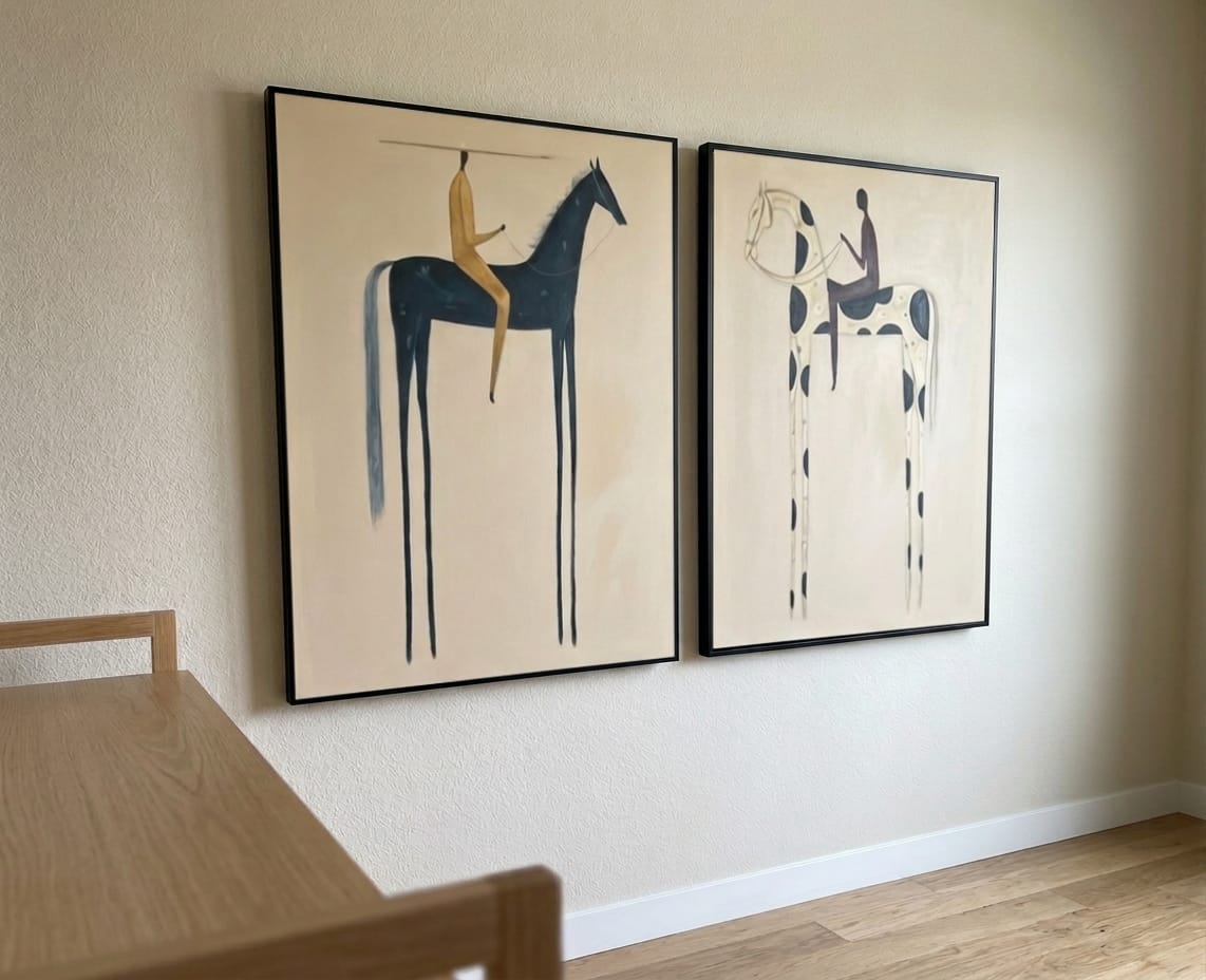 Customer photo review of Vintage Americana Art Set of 2 #VA011
