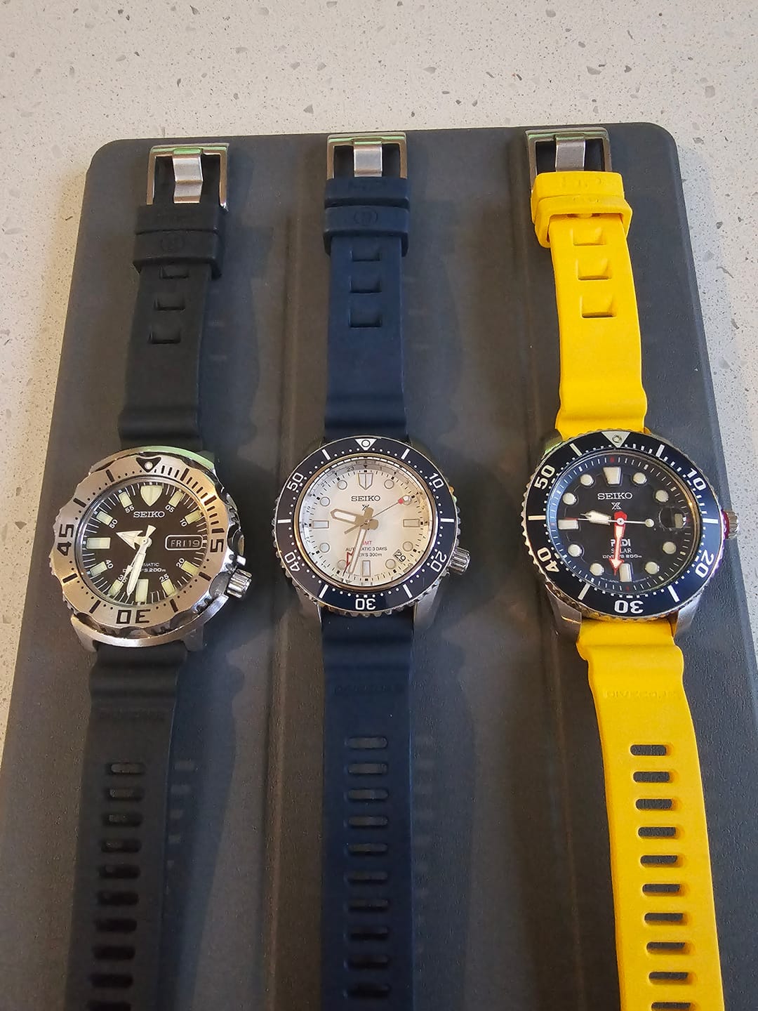 Customer photo review of Divecore - American FKM - HP Professional Diving Watch Strap - Black