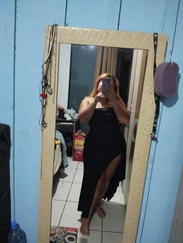 Customer photo review of Zarina Maxi Dress - Navy