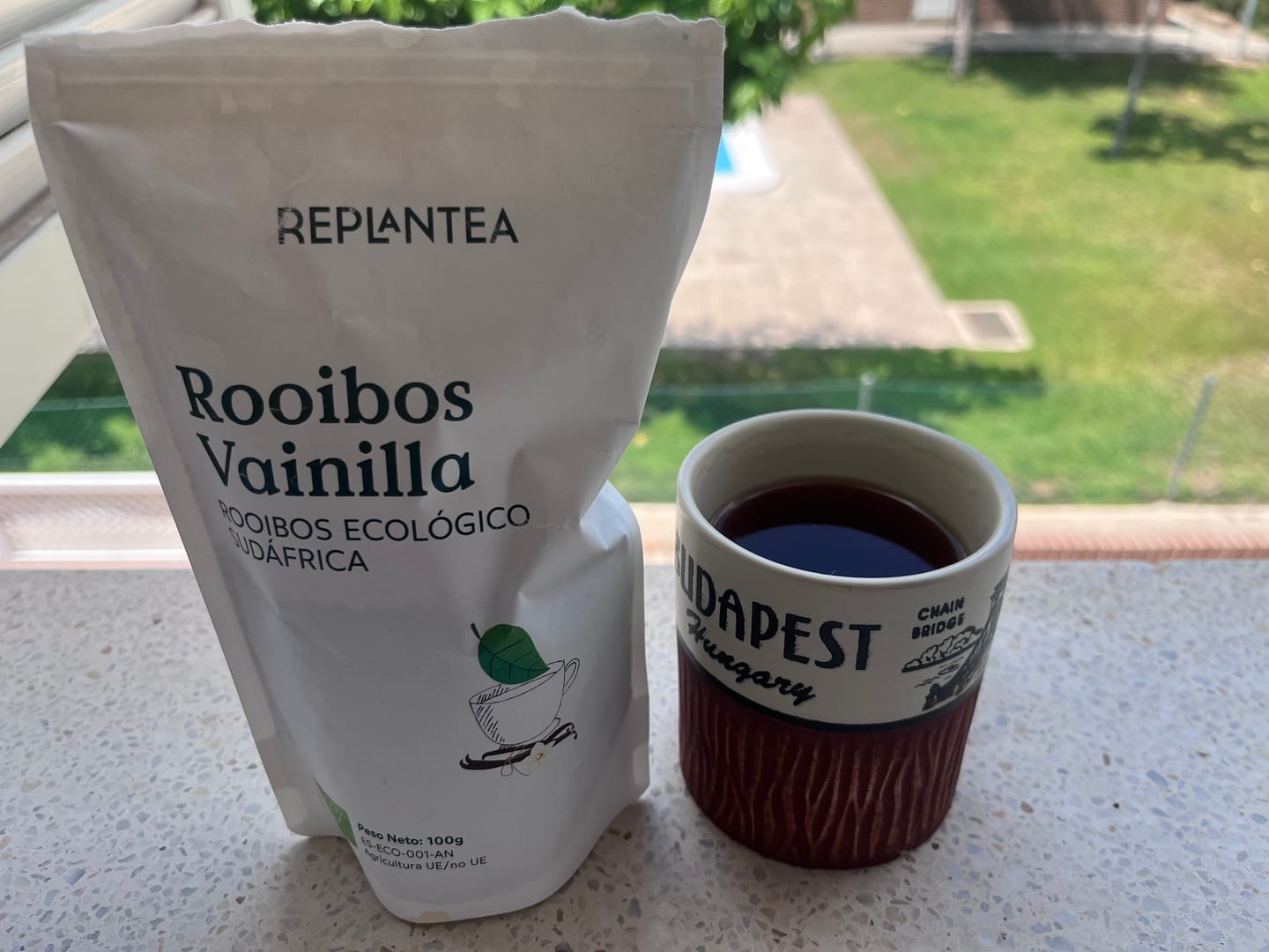 Customer photo review of Rooibos con Vainilla y Caléndula Ecológico 100g