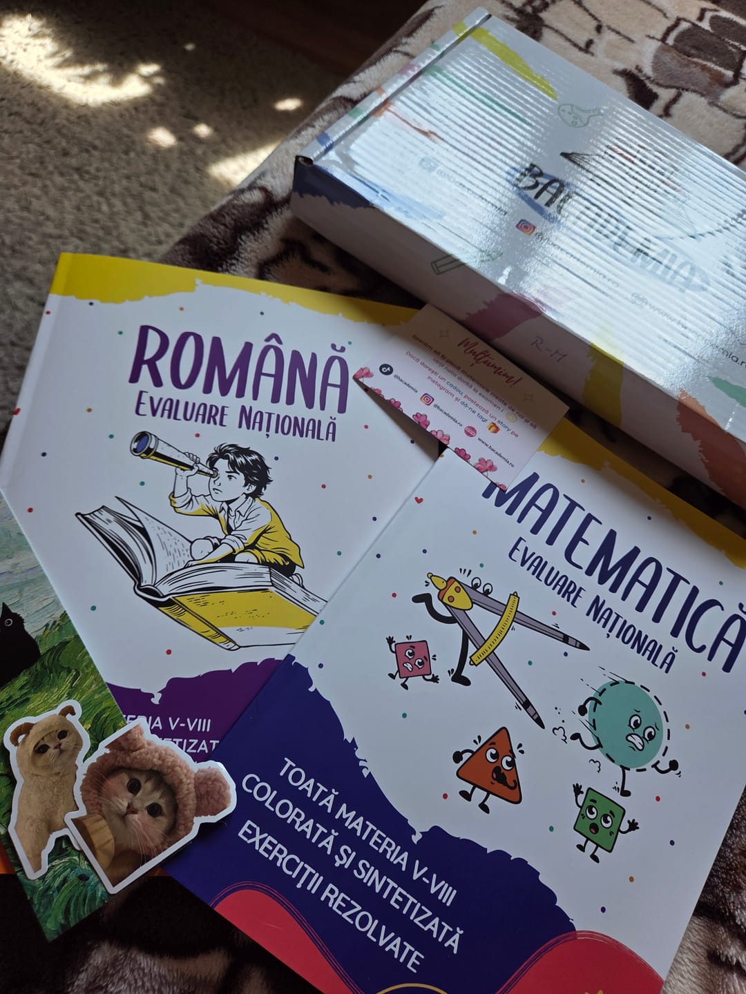 Customer photo review of Pachet Evaluare Națională (Română + Matematică) Bacademia