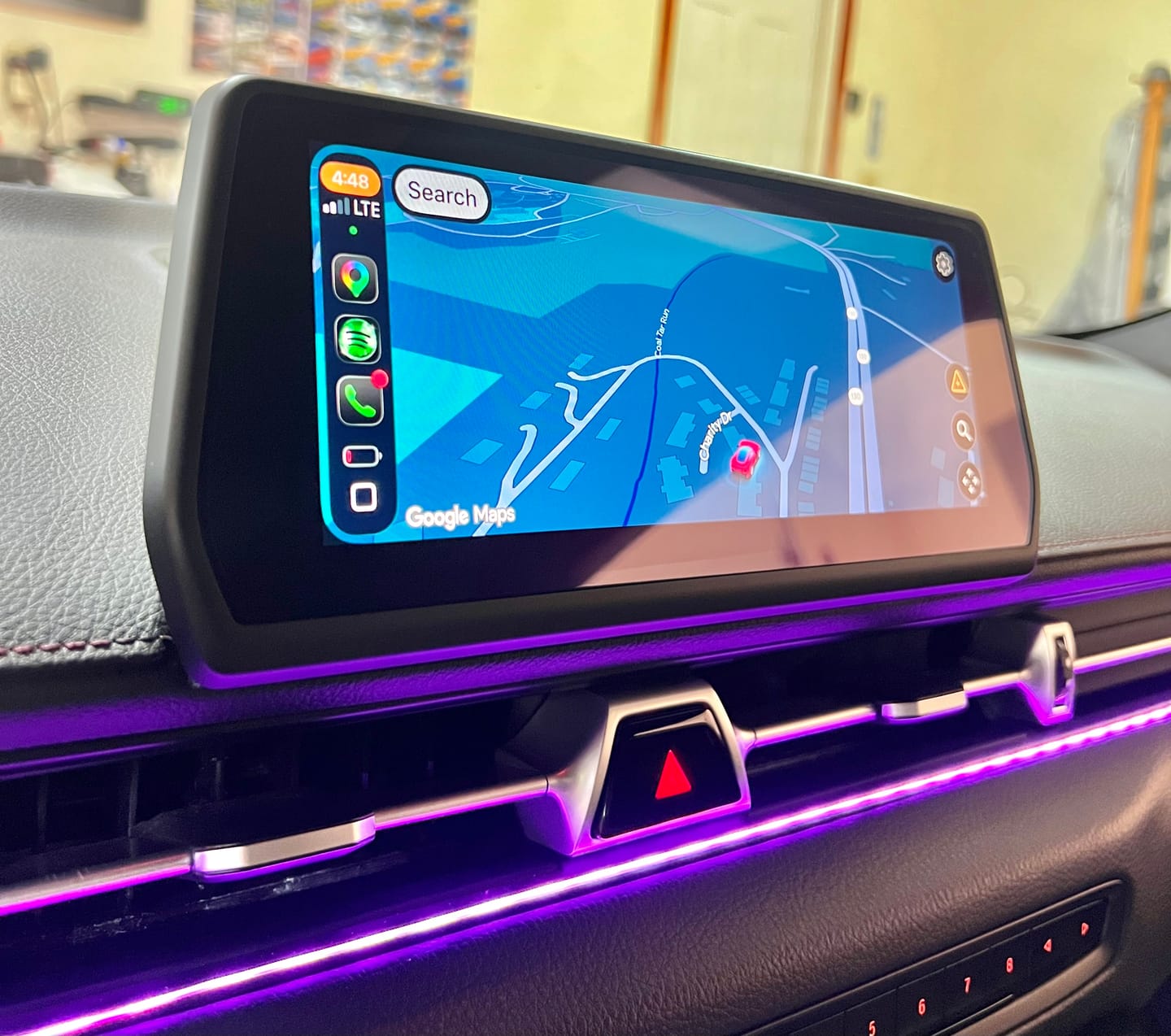 Customer photo review of 2020+ Toyota Supra Display Screen Protection Frame