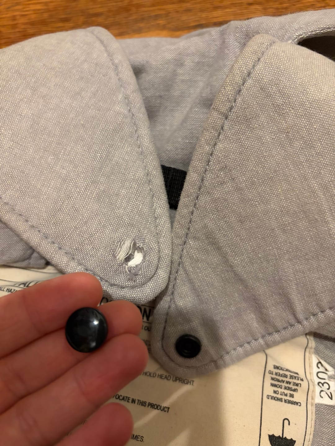 Customer photo review of Happy Baby Revolution (forward facing option)
