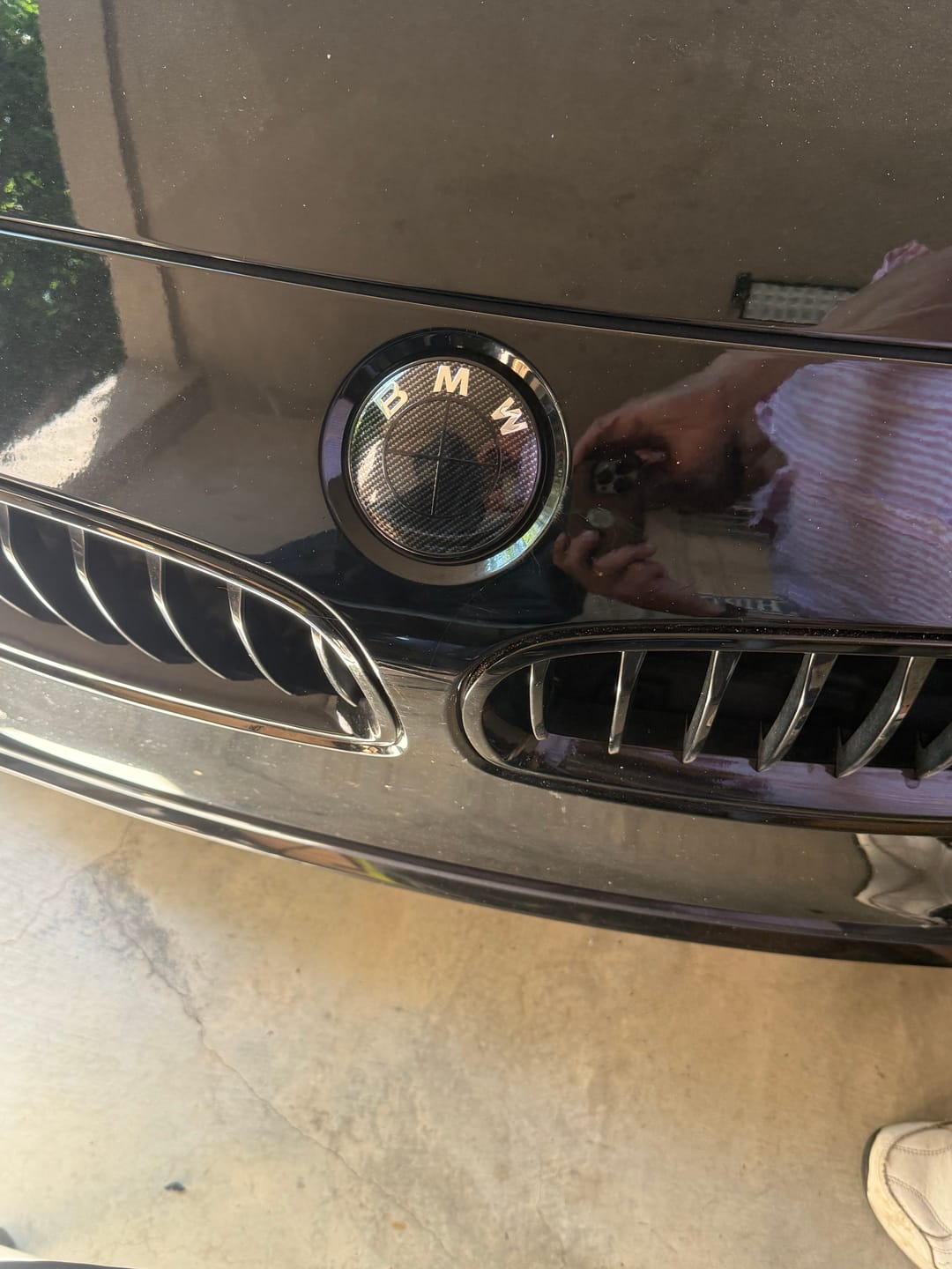 Customer photo review of BMW BLACK EMBLEM BADGE V2