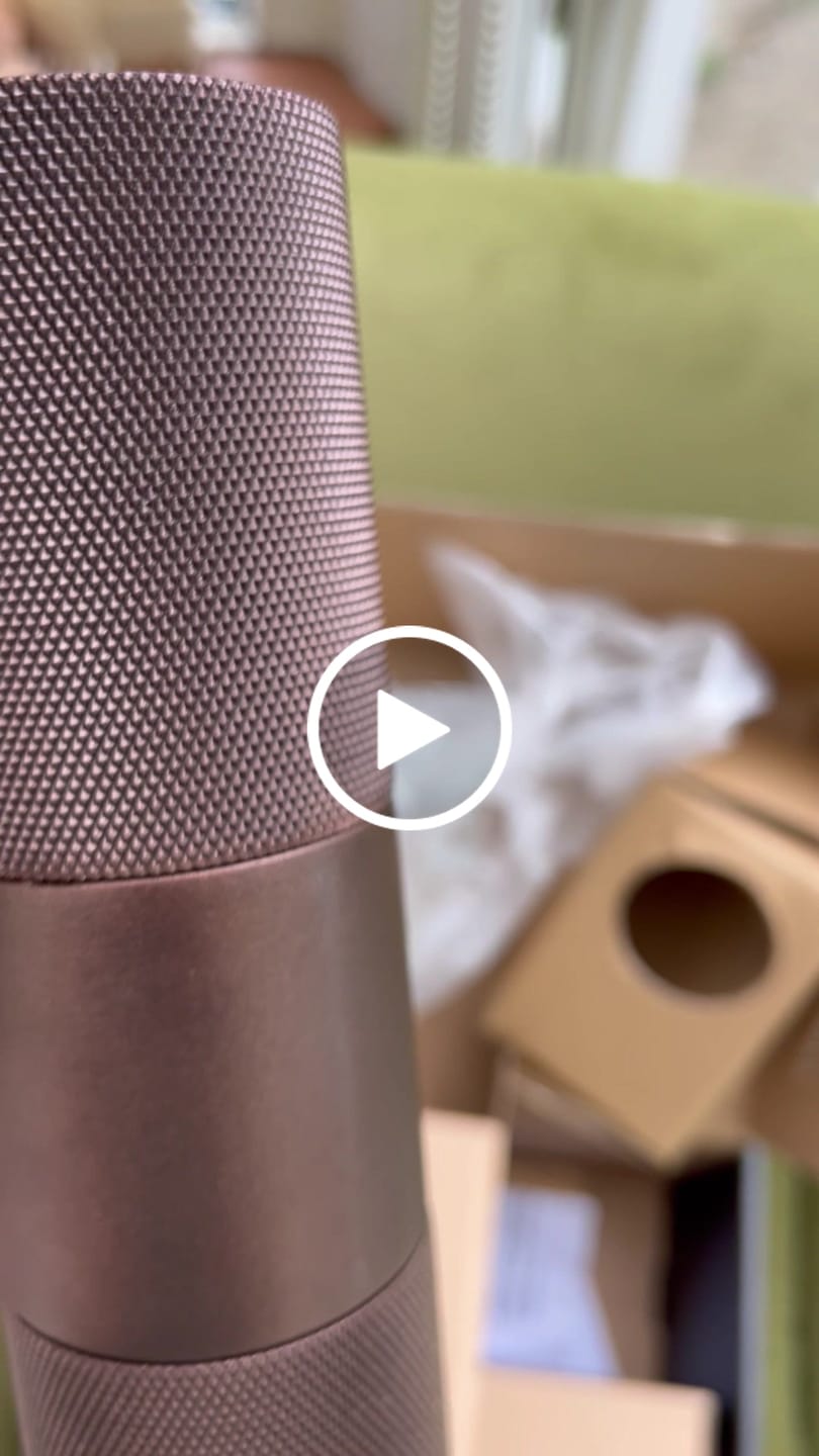 Customer video review of *PRE-ORDER KNURLED Dark Bronze GU10 UP / DOWN IP44 Indoor/Outdoor Wall Light, Bi-Directional Wall-Mounted, Corrosion-Resistant Die-Cast Aluminium