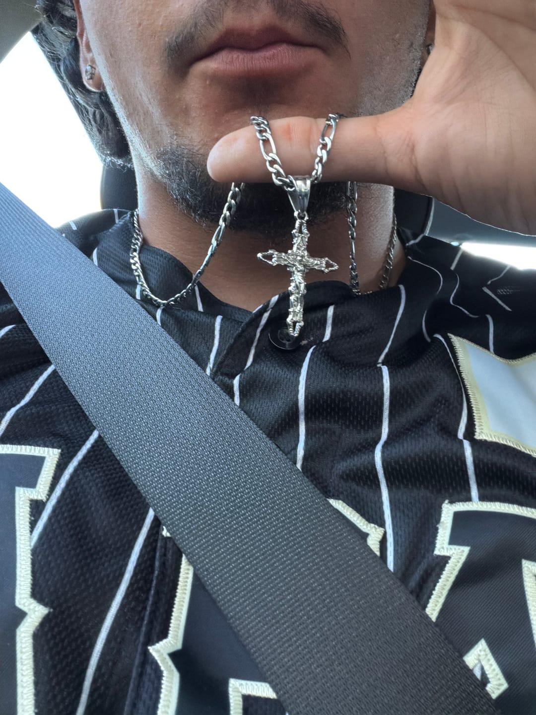 Customer photo review of CRUCIFIX CROSS PENDANT