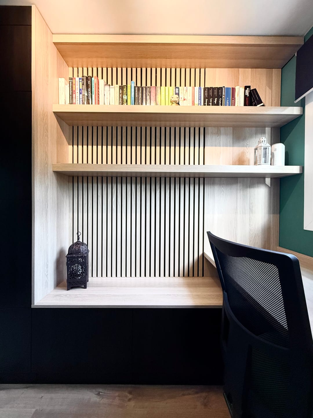 Customer photo review of White Ash Acoustic Wall Panel