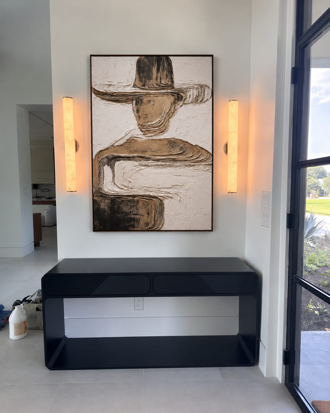 Customer photo review of Desert Brim-Textured Portrait Painting