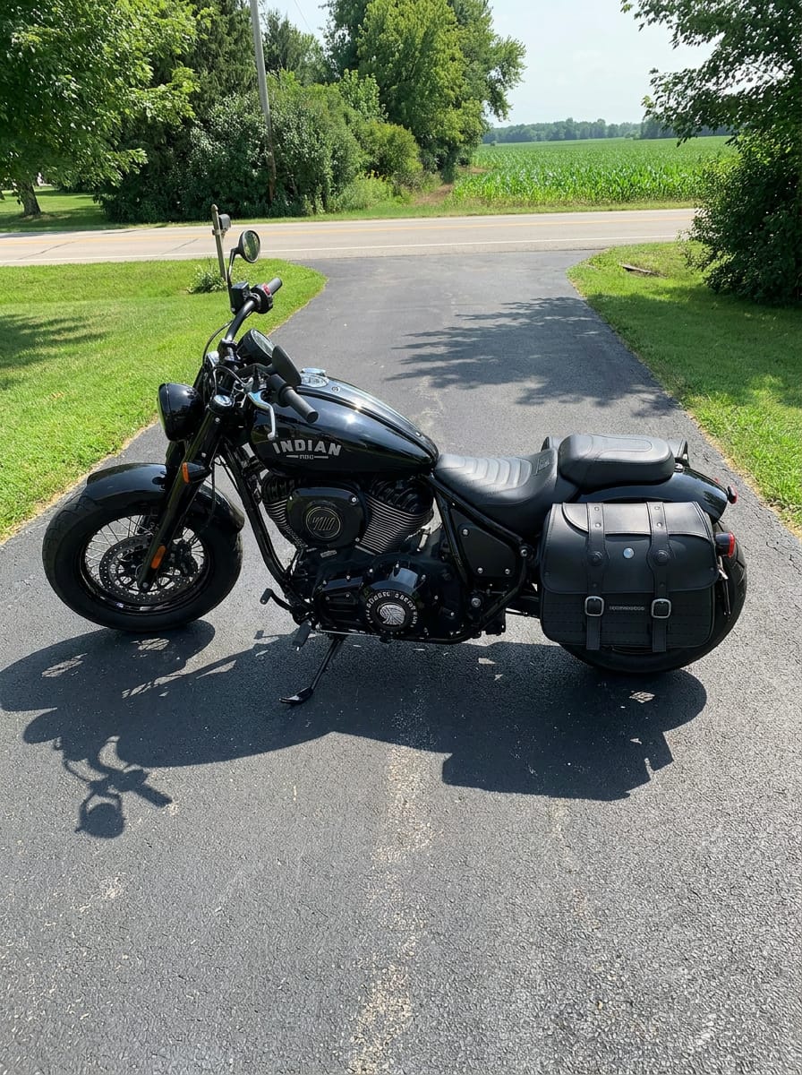 Customer photo review of 34L - ArrowHead Large Indian Super Chief Limited Motorcycle Saddlebags