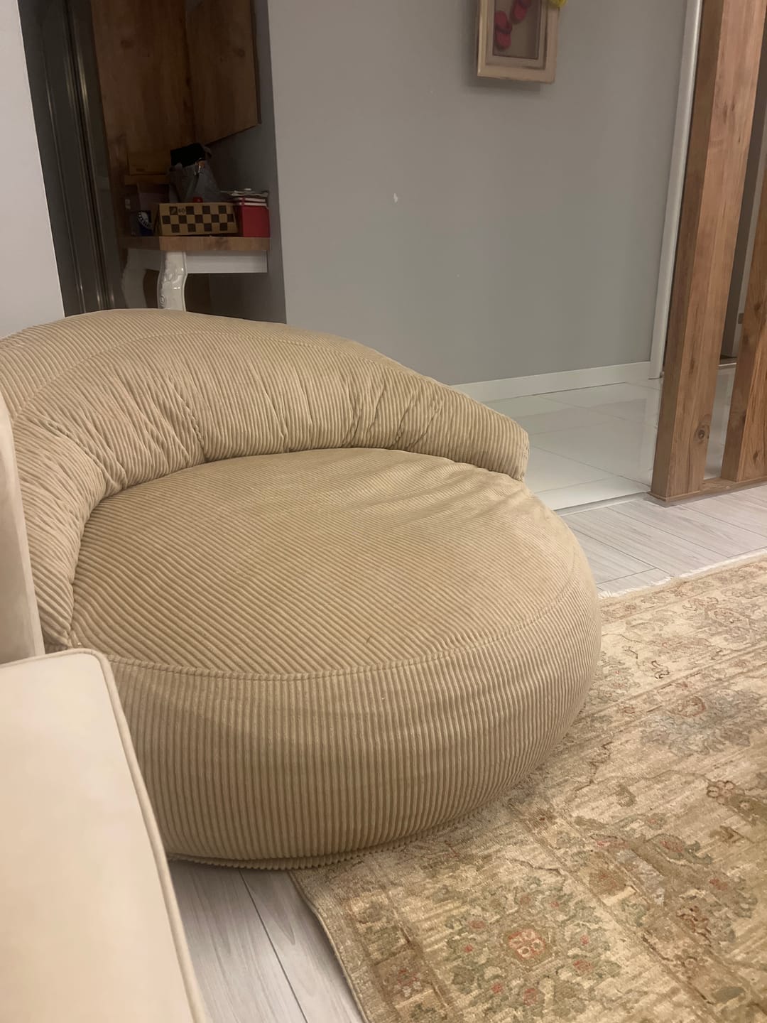 Customer photo review of Felix XL Puf Bej