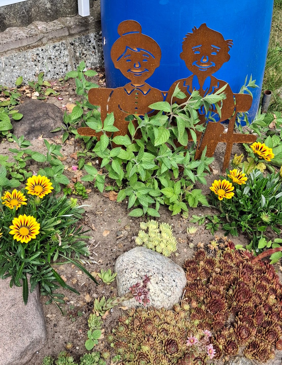 Customer photo review of Gartenstecker Oma & Opa