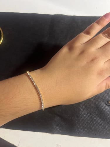 Customer photo review of Monaco Tennis Bracelet