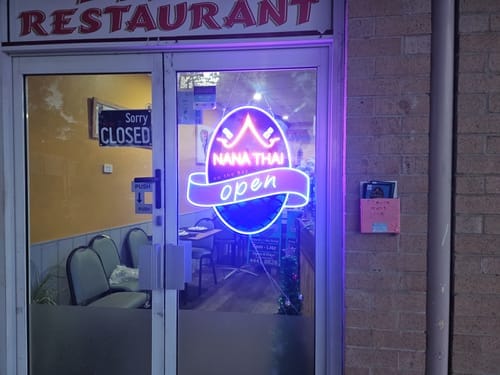 Customer photo review of Custom Neon Sign