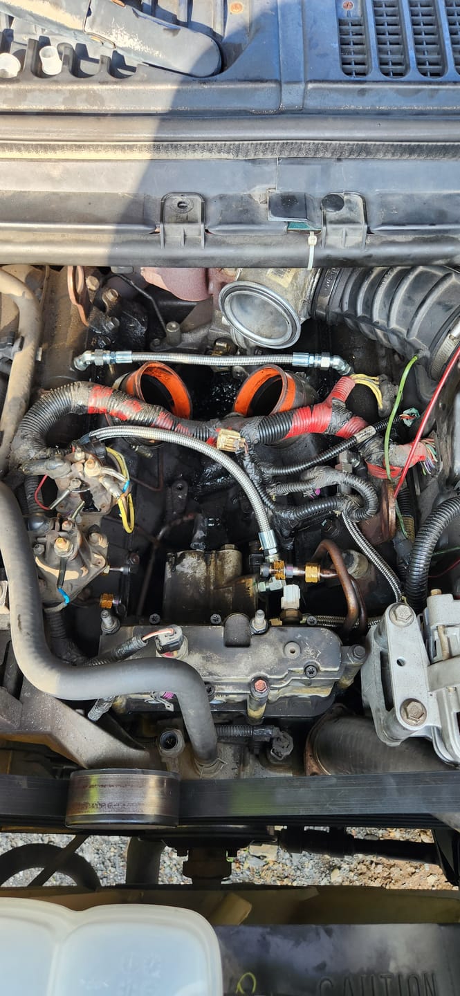 Customer photo review of CNC Fabrication 7.3L Replacement HPOP lines W/ HPX