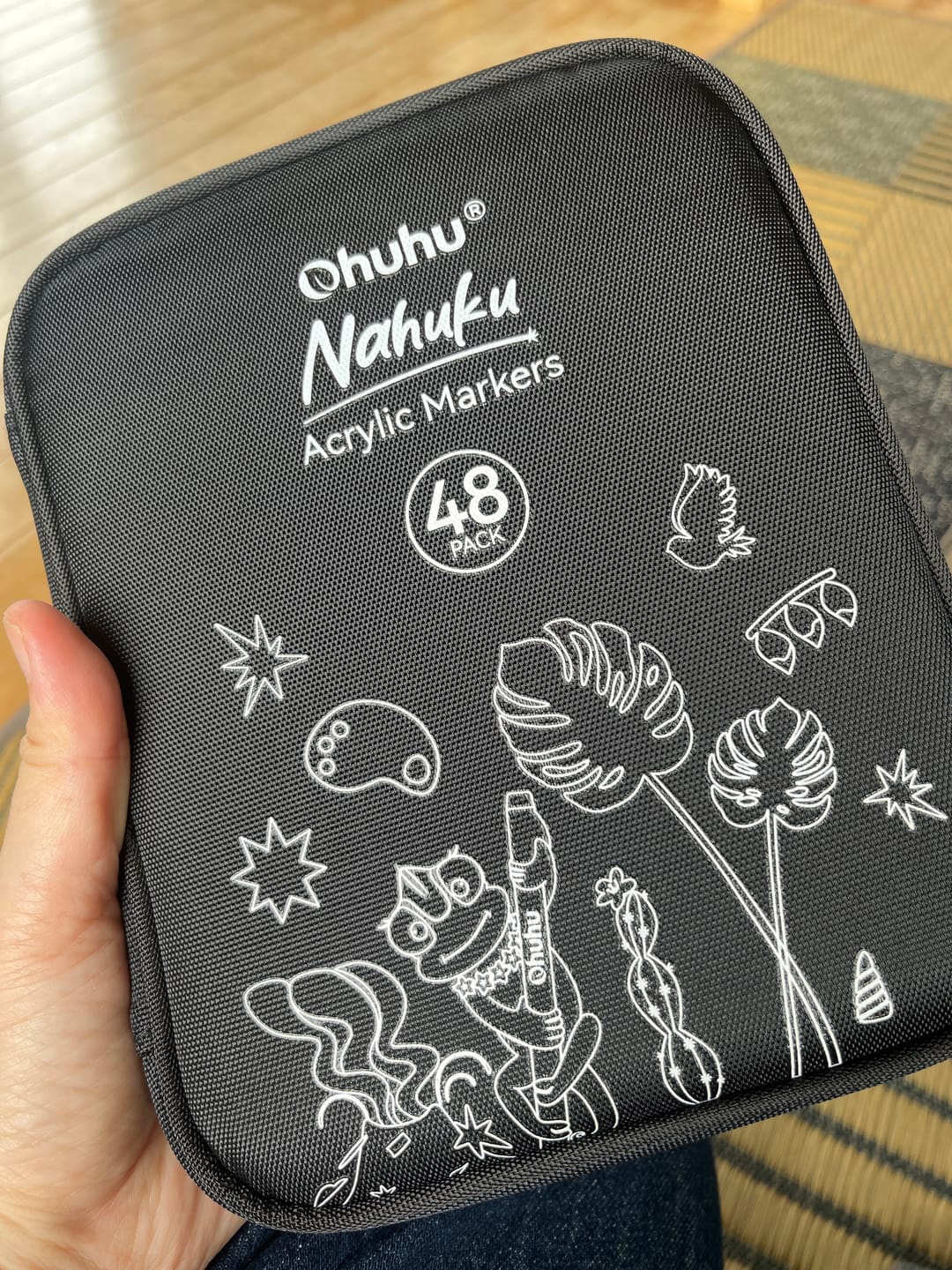 Customer photo review of Ohuhu Nahuku 直液式アクリルマーカー  44色48本セット