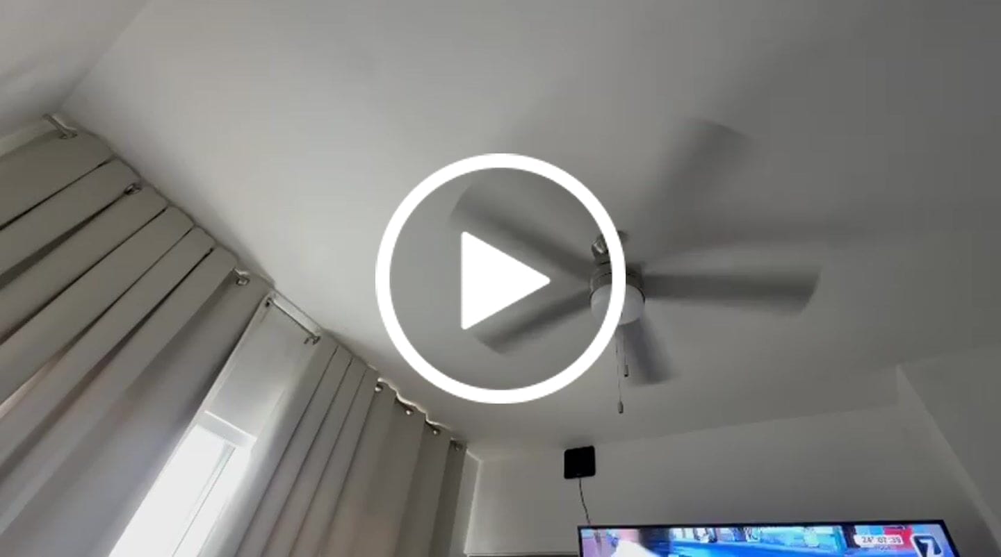 Customer video review of Ventilador de Techo Feldon con Luz LED 52 Pulgadas