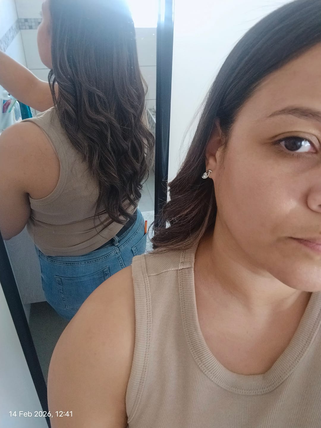 Customer photo review of Inoar Japanese Silk Aftercare Mask 300g — Hydrating Hair Treatment