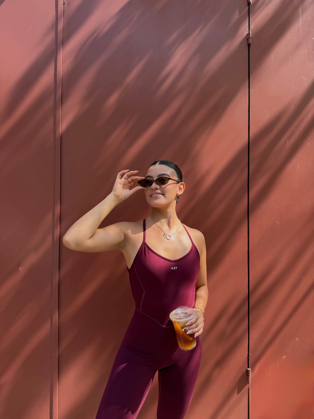 Customer photo review of The Bare Onesie / Black-Cherry