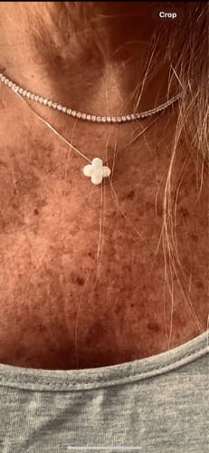 Customer photo review of Monaco Tennis Choker Necklace
