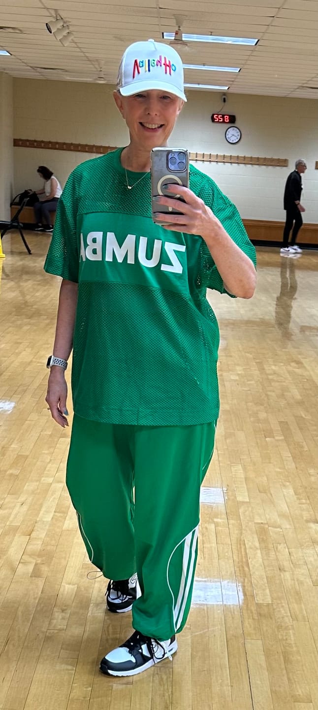 Customer photo review of Color Spree Boxy Mesh Top