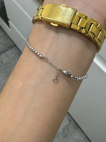 Customer photo review of Monaco Tennis Bracelet